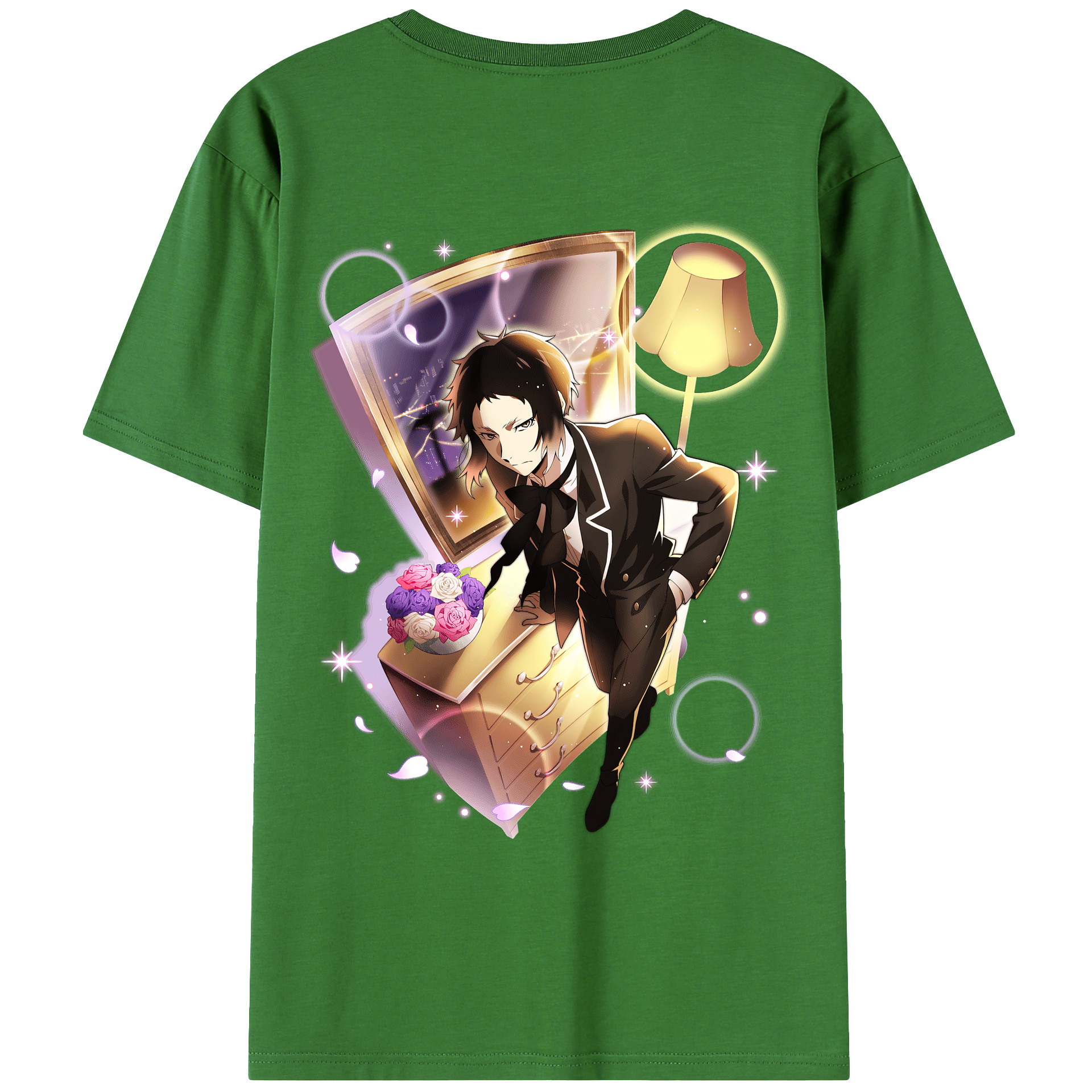 （画像用） 文豪ストレイドッグス Bungo Stray Dogs レディース半袖Tシャツ(バックプリント)